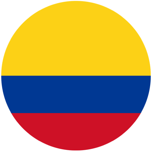 flag round 500 Colombia